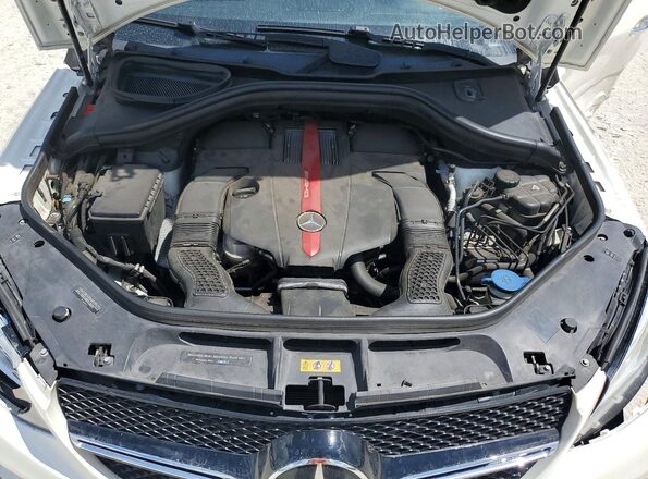 4JGED6EB8KA141091 2019 MERCEDES-BENZ GLE White Vista del compartimento del motor