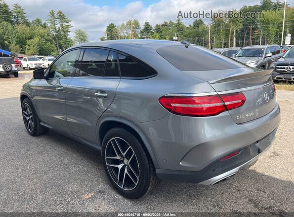 4JGED6EB9GA023946 2016 MERCEDES-BENZ GLE 450 AMG COUPE Gray Tył lewy