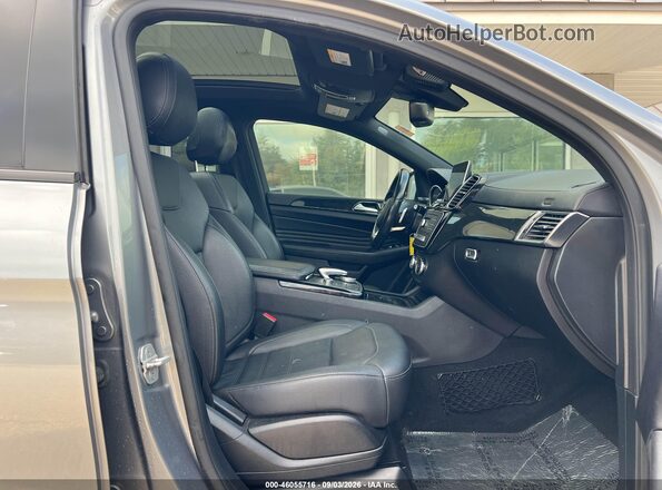 4JGED6EB9GA023946 2016 MERCEDES-BENZ GLE 450 AMG COUPE Gray Widok wnętrza z przodu