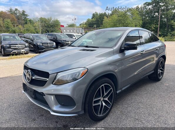 4JGED6EB9GA023946 2016 MERCEDES-BENZ GLE 450 AMG COUPE Gray Przód lewy