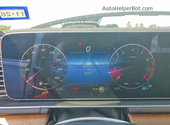 4JGFB4FB6SB359117 2025 MERCEDES-BENZ GLE White Vista del cuadro de instrumentos