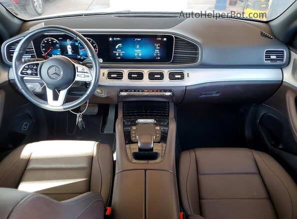 4JGFB4JB2MA497768 2021 MERCEDES-BENZ GLE Синий Вид панели приборов