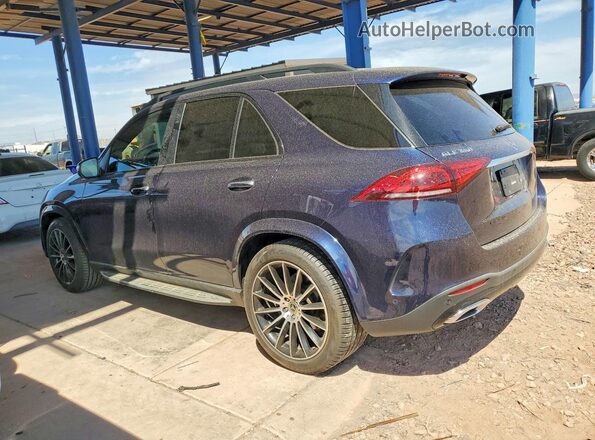 4JGFB4JB2MA497768 2021 MERCEDES-BENZ GLE Синий Задняя левая четверть