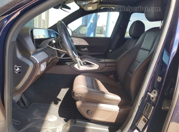 4JGFB4JB2MA497768 2021 MERCEDES-BENZ GLE Синий Вид салона спереди