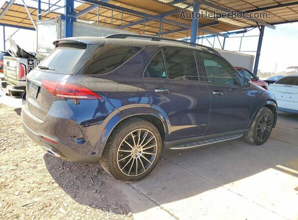 4JGFB4JB2MA497768 2021 MERCEDES-BENZ GLE Синий Задняя правая четверть