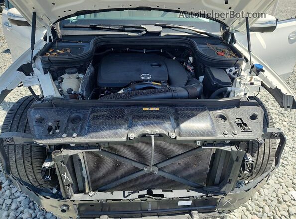 4JGFB4JB4NA731006 2022 MERCEDES-BENZ GLE White Vista del compartimento del motor