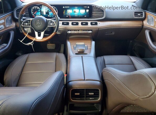 4JGFB4JB9MA466601 2021 MERCEDES-BENZ GLE Green Առջևի վահանակի տեսք