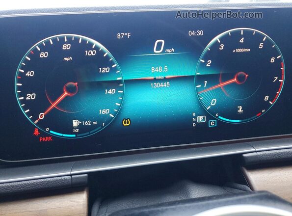 4JGFB4JB9MA466601 2021 MERCEDES-BENZ GLE Green Սարքավորումների վահանակի տեսք