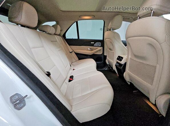 4JGFB4KB0MA374100 2021 MERCEDES-BENZ GLE White Widok wnętrza z tyłu