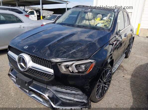 4JGFB4KB1MA438614 2021 MERCEDES-BENZ GLE 350 Black Передня ліва чверть