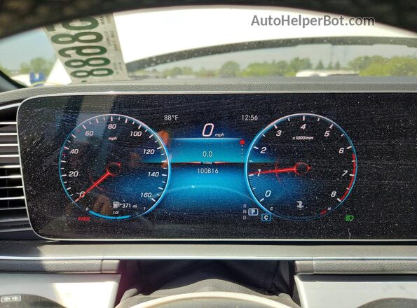 4JGFB4KB3LA070113 2020 MERCEDES-BENZ GLE White Vista del cuadro de instrumentos