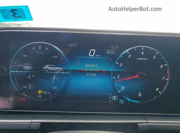4JGFB4KB3NA656846 2022 MERCEDES-BENZ GLE Black Vista del cuadro de instrumentos