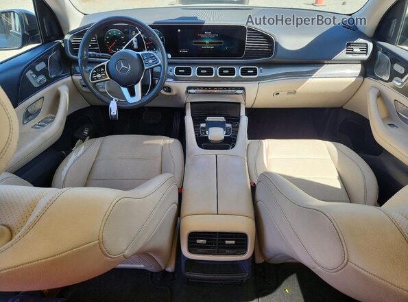4JGFB4KB5LA007949 2020 MERCEDES-BENZ GLE Gray წინა პანელის ხედი