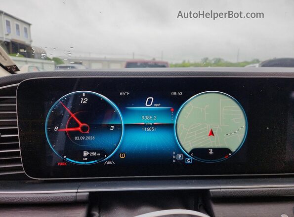 4JGFB4KB5LA012813 2020 MERCEDES-BENZ GLE Белый Вид щитка приборов