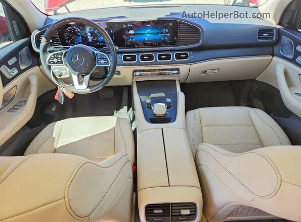 4JGFB4KB5LA048288 2020 MERCEDES-BENZ GLE Red Dashboard view