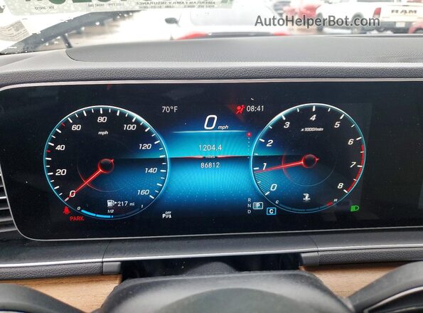 4JGFB4KB6MA384713 2021 MERCEDES-BENZ GLE White Vista del cuadro de instrumentos