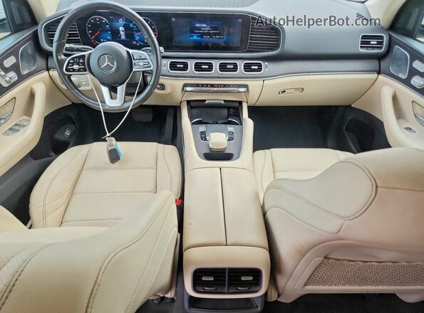 4JGFB4KBXLA008014 2020 MERCEDES-BENZ GLE White Dashboard view