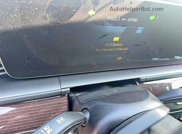 4JGFB4KBXNA655001 2022 MERCEDES-BENZ GLE Black Widok zestawu wskaźników