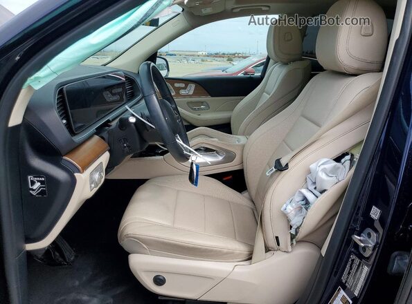 4JGFB4KE3NA592883 2022 MERCEDES-BENZ GLE Blue Widok wnętrza z przodu