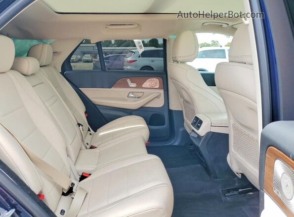4JGFB4KE3NA592883 2022 MERCEDES-BENZ GLE Blue Widok wnętrza z tyłu
