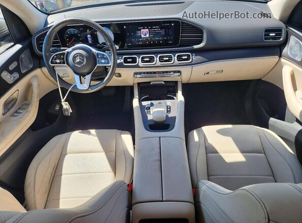 4JGFB4KE8LA160240 2020 MERCEDES-BENZ GLE Tan Dashboard view