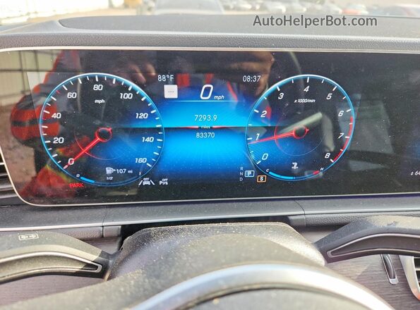 4JGFB4KE8MA324992 2021 MERCEDES-BENZ GLE Silver Սարքավորումների վահանակի տեսք