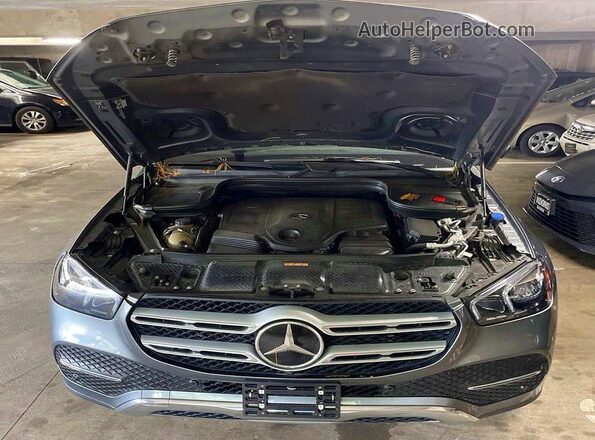 4JGFB5KB2MA523287 2021 MERCEDES-BENZ GLE Gray Սալոնի դիմացի տեսք