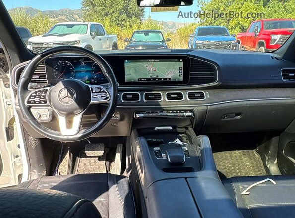 4JGFB5KB8LA030034 2020 MERCEDES-BENZ GLE White Widok zestawu wskaźników