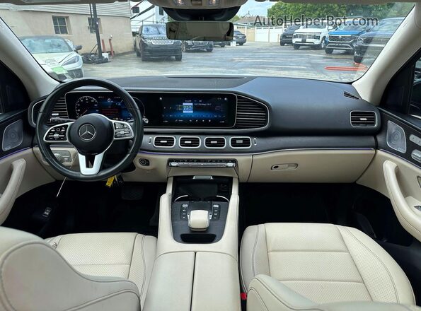 4JGFB5KB9MA322339 2021 MERCEDES-BENZ GLE Silver Вид салону спереду