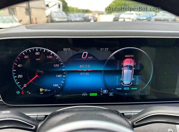 4JGFB5KB9MA322339 2021 MERCEDES-BENZ GLE Silver Вид щитка приладів