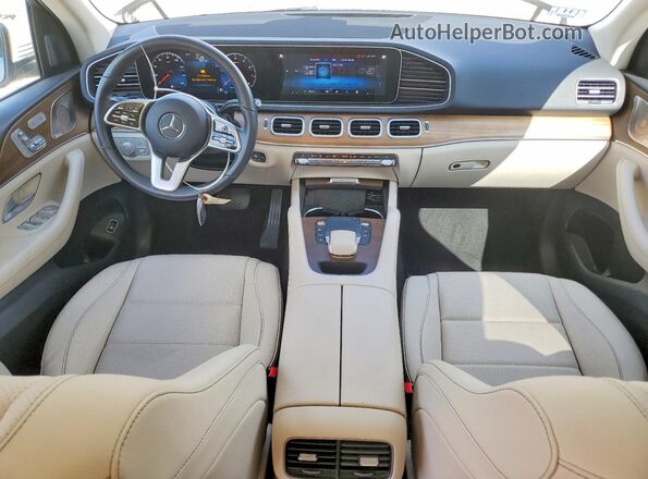 4JGFB5KBXMA502493 2021 MERCEDES-BENZ GLE White Widok deski rozdzielczej