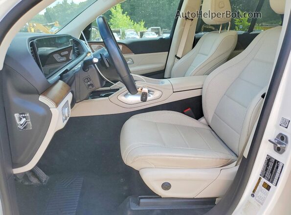 4JGFB5KBXMA502493 2021 MERCEDES-BENZ GLE White Widok wnętrza z przodu