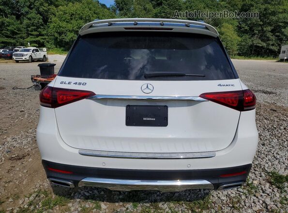 4JGFB5KBXMA502493 2021 MERCEDES-BENZ GLE White Widok z tyłu