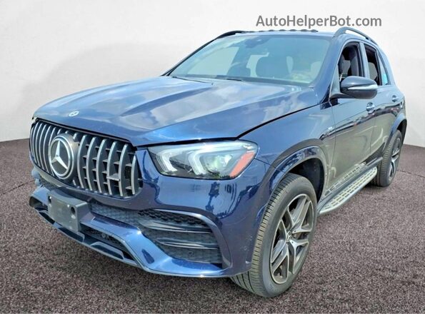 4JGFB6BB6MA351299 2021 MERCEDES-BENZ GLE Blue Tył lewy