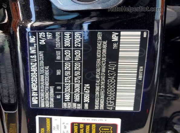4JGFB6BB8SB437401 2025 MERCEDES-BENZ GLE Black Widok wnętrza 360 stopni
