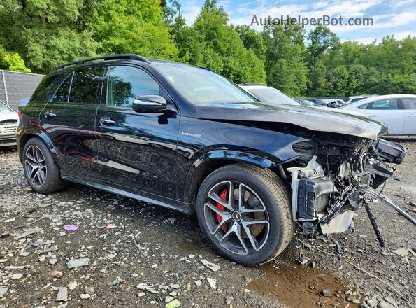 4JGFB8KB5MA308228 2021 MERCEDES-BENZ GLE Черный Передняя правая четверть