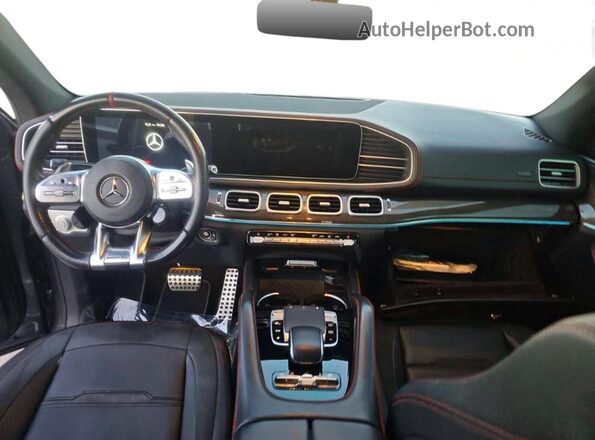 4JGFD6BB6MA387522 2021 MERCEDES-BENZ GLE Gray ხელსაწყოთა პანელის ხედი