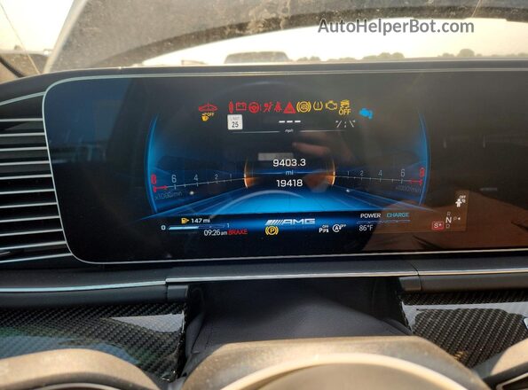 4JGFD8KB1RB206114 2024 MERCEDES-BENZ GLE Black Instrument cluster view