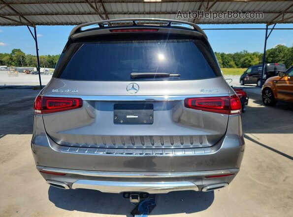 4JGFF5KE3MA380140 2021 MERCEDES-BENZ GLS Gray უკანა ხედი
