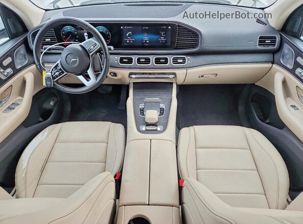 4JGFF5KE4LA097745 2020 MERCEDES-BENZ GLS White Widok deski rozdzielczej