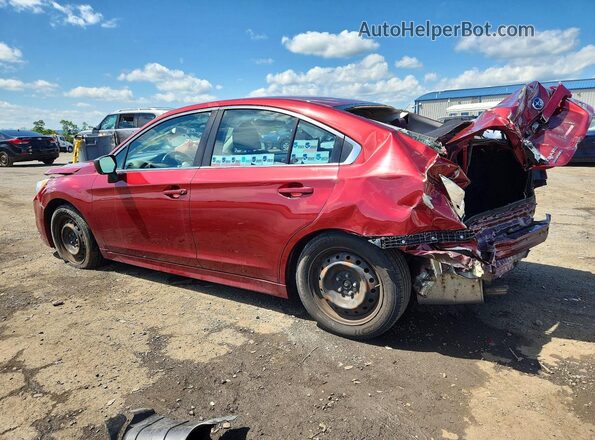 4S3BNAA60H3060535 2017 SUBARU LEGACY Red Հետևի ձախ
