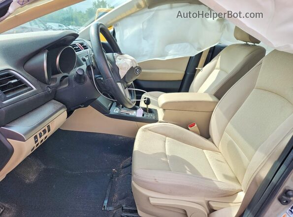 4S3BNAB65H3009370 2017 SUBARU LEGACY Beige Вид салону спереду