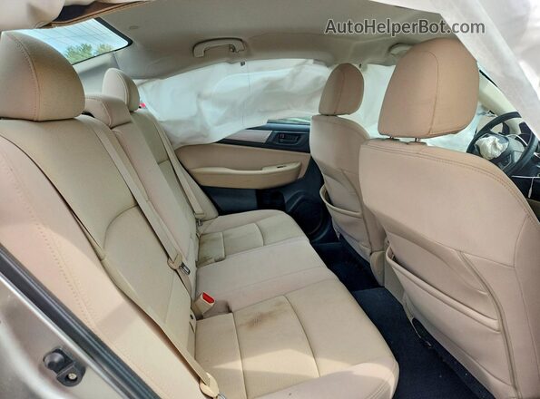4S3BNAB65H3009370 2017 SUBARU LEGACY Beige Вид задніх сидінь