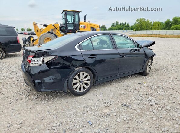 4S3BNAB67H3047036 2017 SUBARU LEGACY Черный Задняя правая четверть