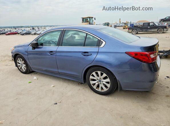 4S3BNAB68H3004938 2017 SUBARU LEGACY Синий Задняя левая четверть