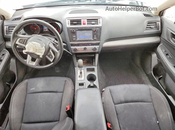 4S3BNAB68H3004938 2017 SUBARU LEGACY Синий Вид панели приборов