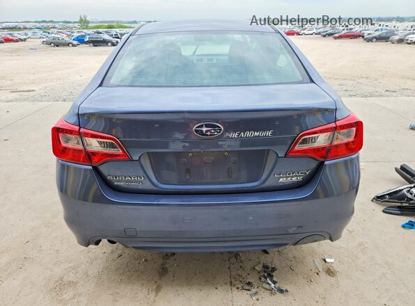4S3BNAB68H3004938 2017 SUBARU LEGACY Синий Вид сзади