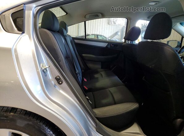 4S3BNAB69H3012644 2017 SUBARU LEGACY Silver უკანა სავარძლების ხედი