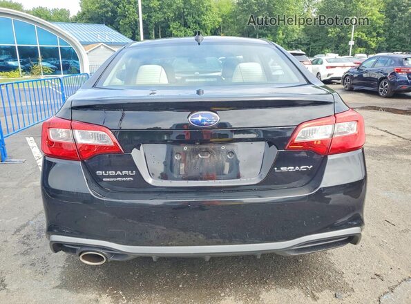4S3BNAC65J3014119 2018 SUBARU LEGACY Black Вид ззаду