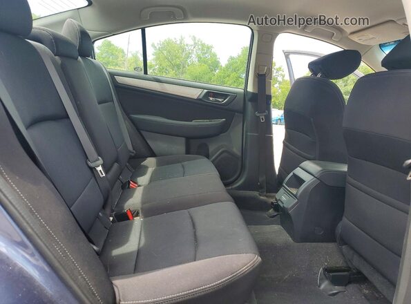4S3BNAC69J3034308 2018 SUBARU LEGACY Blue Widok tylnych siedzeń